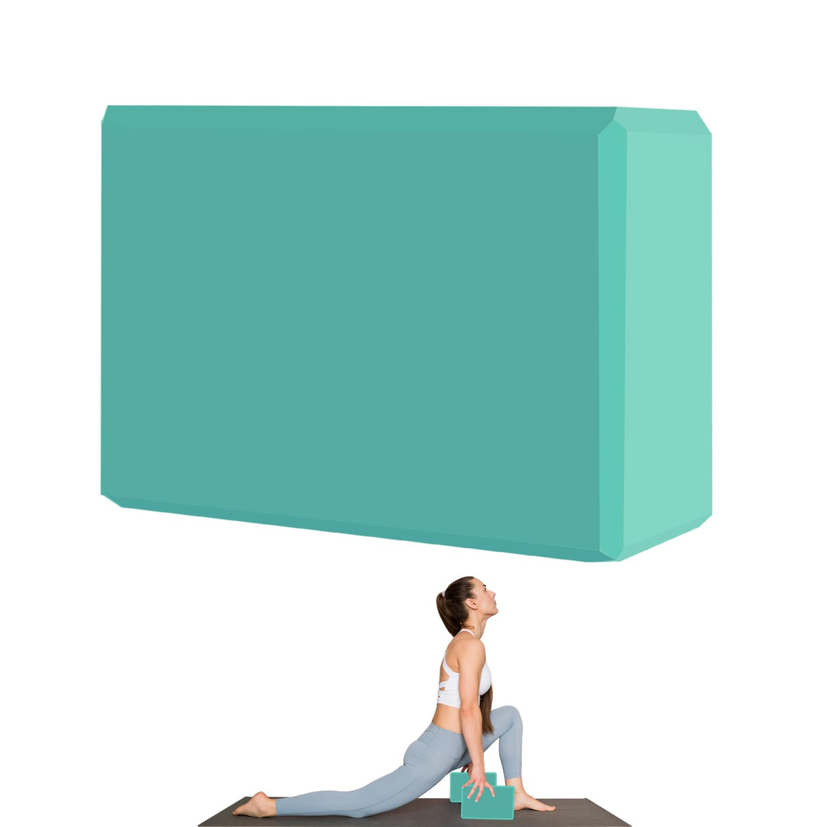 9"x6"x3" Yoga Blocks, Soft Non-Slip Surface Premium Foam Blocks, Supportive, Lightweight, Odor Resistant, Yoga Accessories for Pilates Meditation General Fitness Stretching Toning