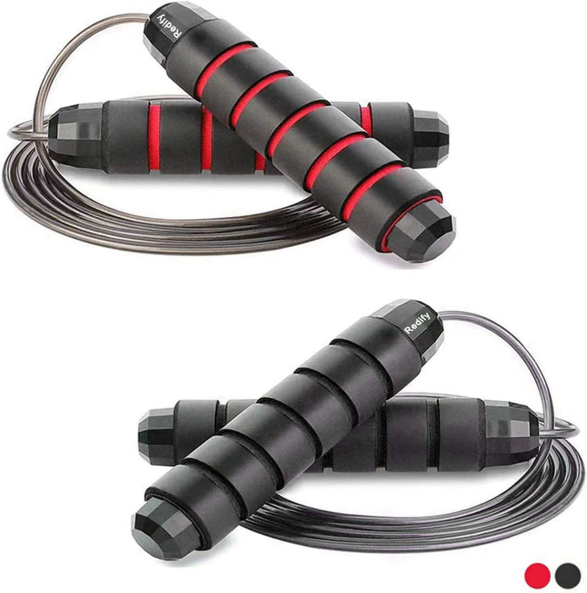 Redify Adjustable Jump Rope,Jump Ropes for Fitness for Men Women