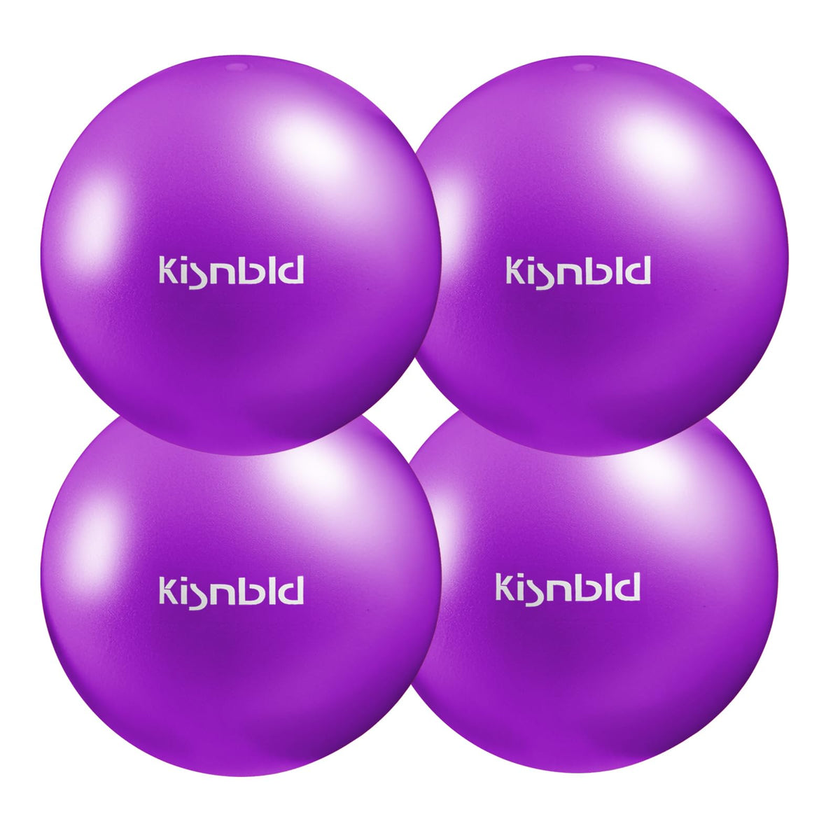 kisnbld 9 Inch Pilates Ball, Small Exercise Ball for Core &Physical Therapy