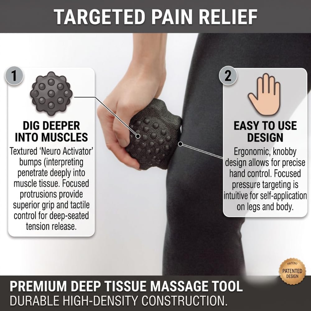 Rollga ACTIVATOR - Massage Ball for Myofascial Release & Trigger Points