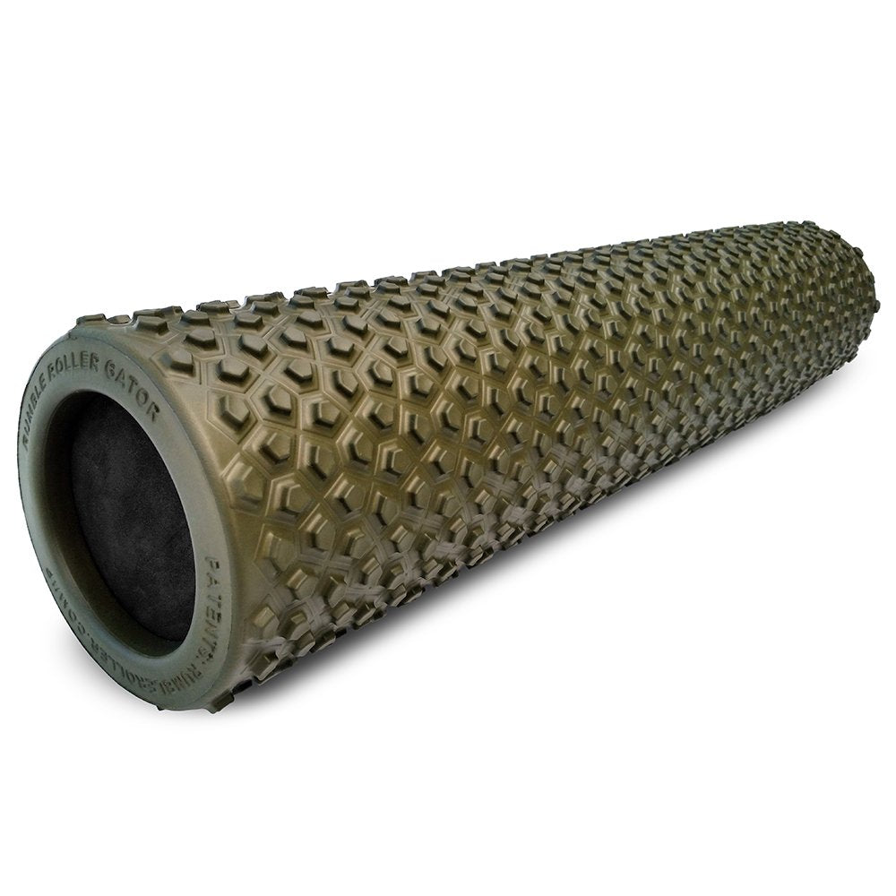 RumbleRoller Original Textured Foam Roller - Deep Tissue, Self Myofacial Release Massage Therapy Roller (RumbleRoller 12" Compact Size Original Foam Roller)