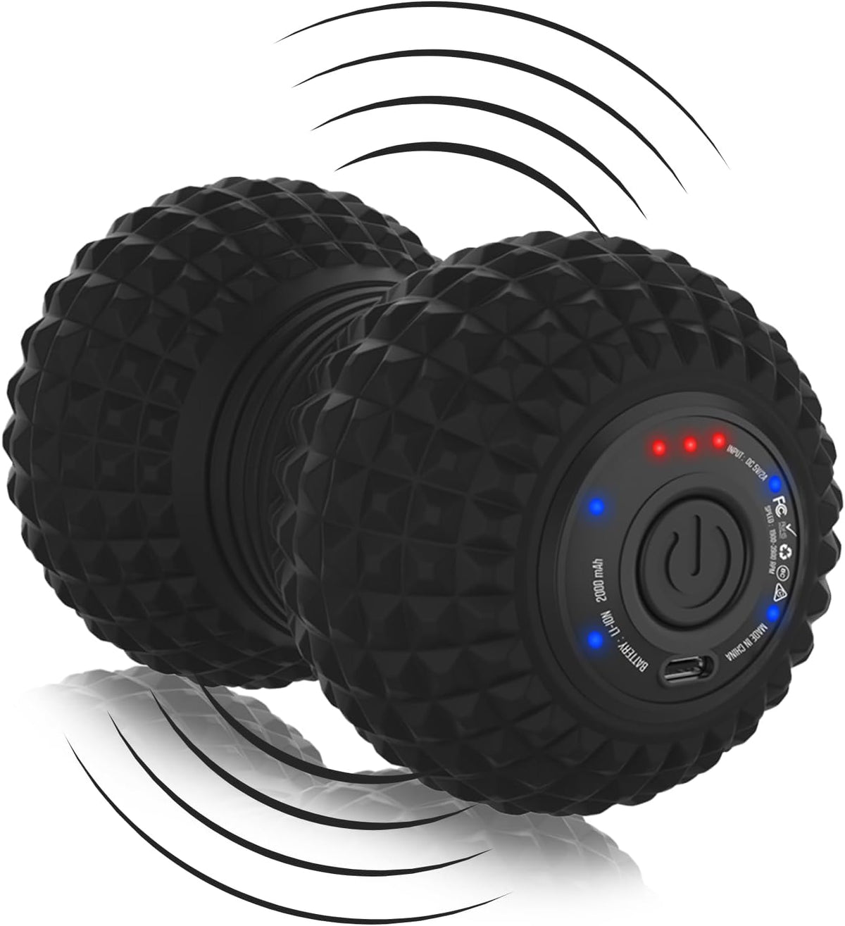ZeenKind Vibrating Massage Ball Foot Roller Plantar Fasciitis Pain Relief