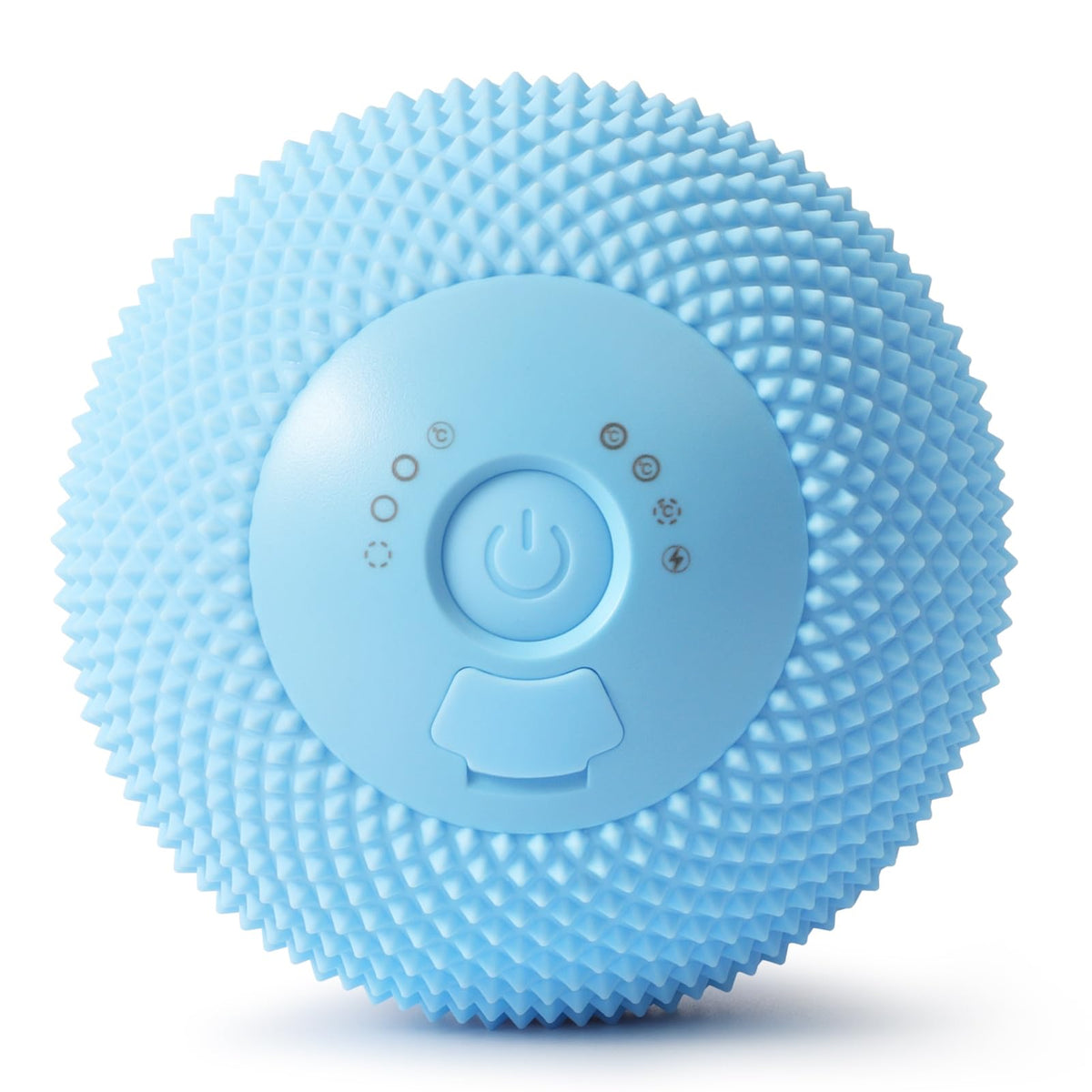 Vibrating Massage Ball with Heat, 7 Modes, Memory, 3.6 in, Black
