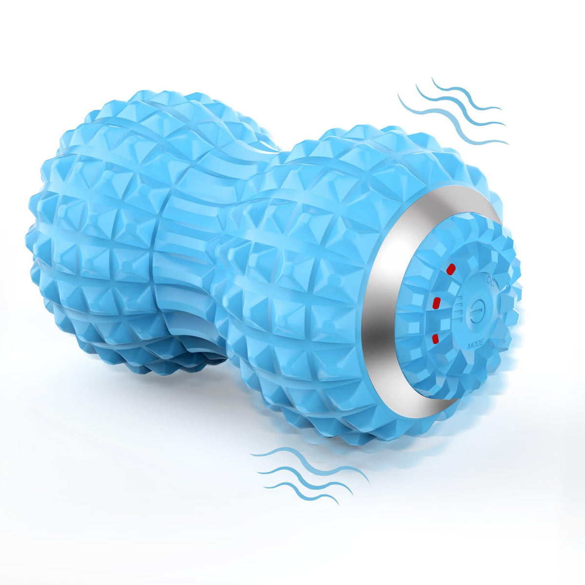 Uppye Vibrating Massage Ball for Pain Relif, Mobility Ball for Physical Therapy and Workout Recovery, Deep Tissue Myofascial Release Tools - Back, Shoulder (Peanut Head Vibrating Massage Ball Black)