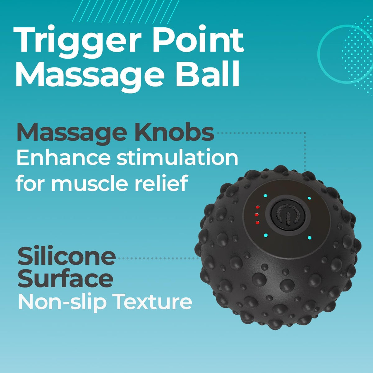 ZeenKind Vibrating Massage Ball Foot Roller Plantar Fasciitis Pain Relief