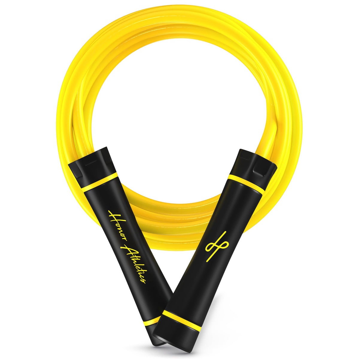 Honor Athletics 3.0 Muay Thai Style Weighted Jump Rope/Crafted for High-Intensity Training/Muay Thai & MMA - Lasting PVC Jump Rope - Heavy 1.1lb PVC Jump Ropes for Fitness