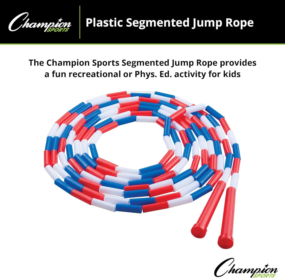 Champion Sports Plastic Segmented Jump Rope