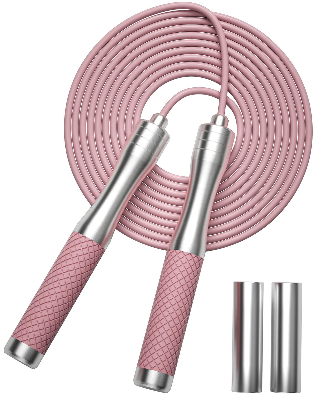- Skipping Rope for Women Men Exercise with Adjustable Length Jumping Rope and Alloy & Silicone Handles Suitable for Workout Boxing Home Gym