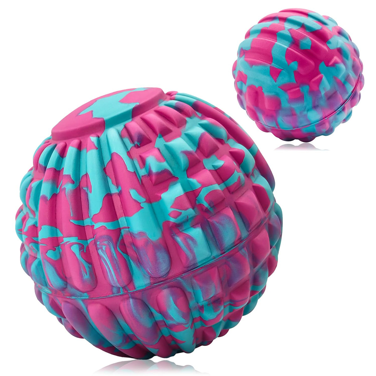 Deep Tissue Massage Ball for Exercise & Recovery - SGS Certification - Targets Back, Shoulder, Legs&Feet - Relieves Muscle Knots, Joint Pain&Tightness, Pressure Point Therapy- Myofascial Release Ball