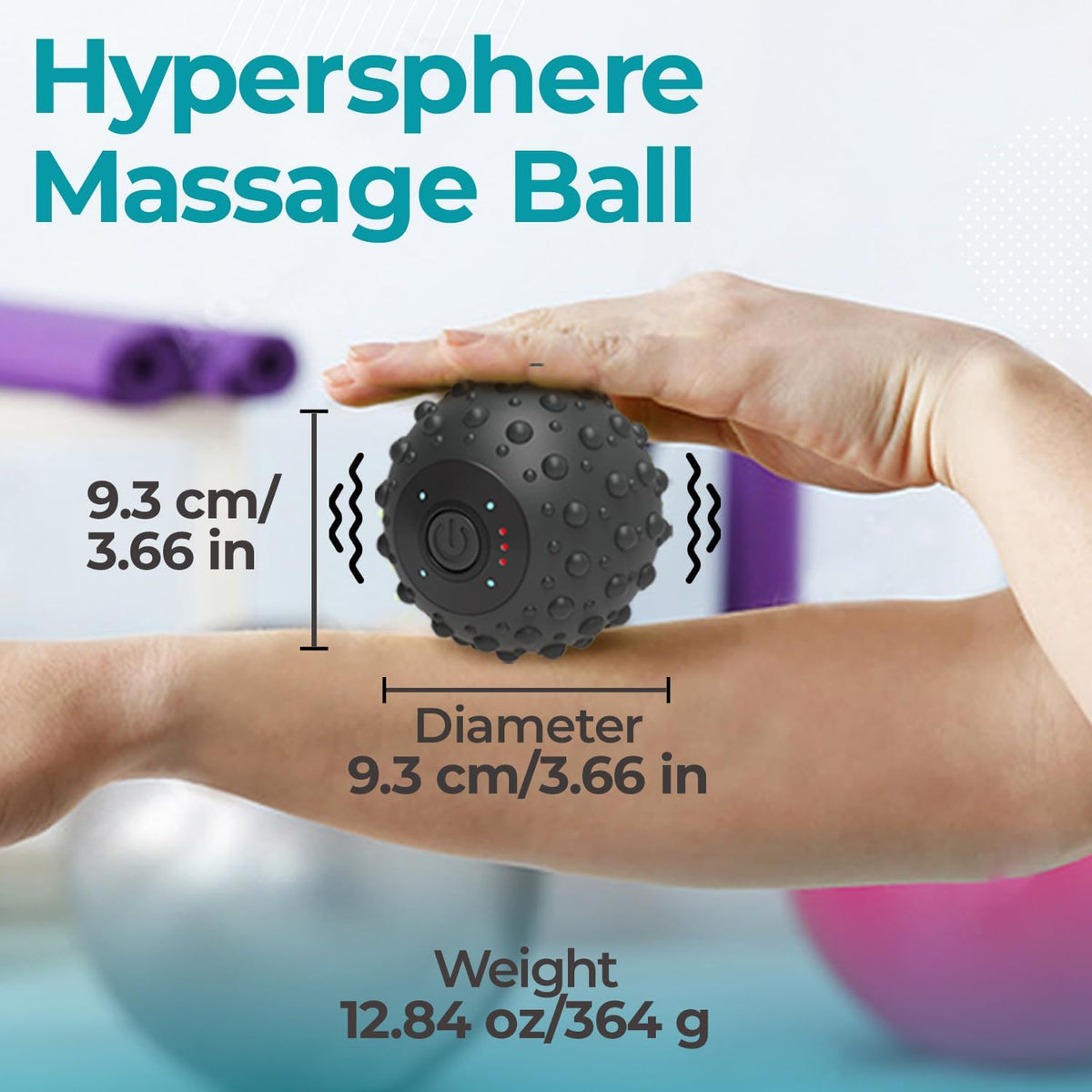 ZeenKind Vibrating Massage Ball Foot Roller Plantar Fasciitis Pain Relief