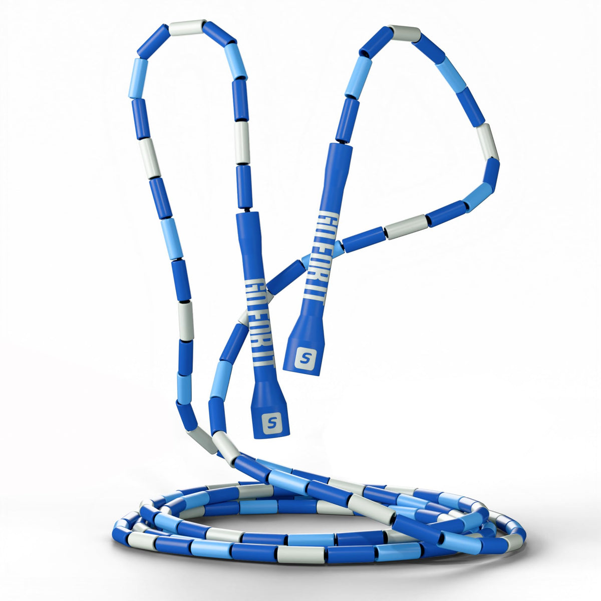 Sportbit Custom-Fit Beaded Jump Rope – Adjustable Length for Kids & Adults, Men & Women – Durable Fitness Rope for Gym & Home