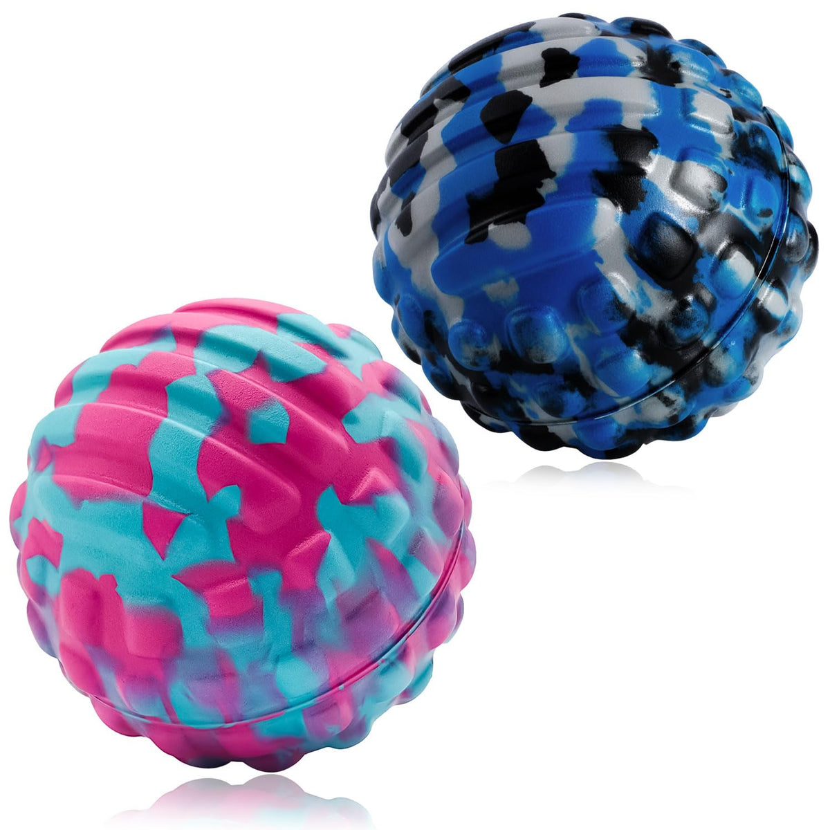 Deep Tissue Massage Ball for Exercise & Recovery - SGS Certification - Targets Back, Shoulder, Legs&Feet - Relieves Muscle Knots, Joint Pain&Tightness, Pressure Point Therapy- Myofascial Release Ball