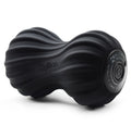 Zyllion ZMA-30 Vibrating Peanut Massage Ball Roller for Pain Relief, Black