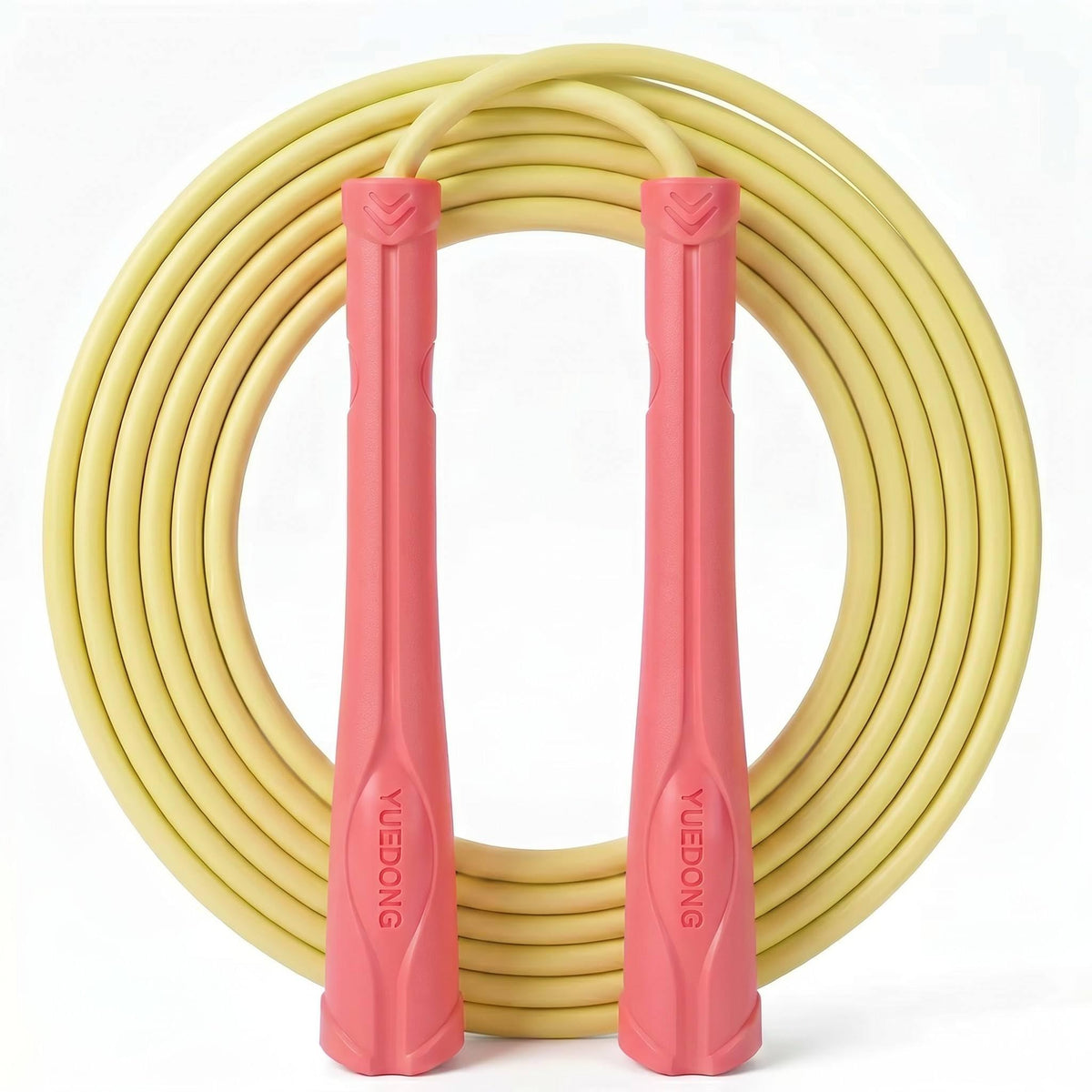 YUEDONG Women's Silent Jump Rope, Adjustable PVC Rope for Apartment Fitness