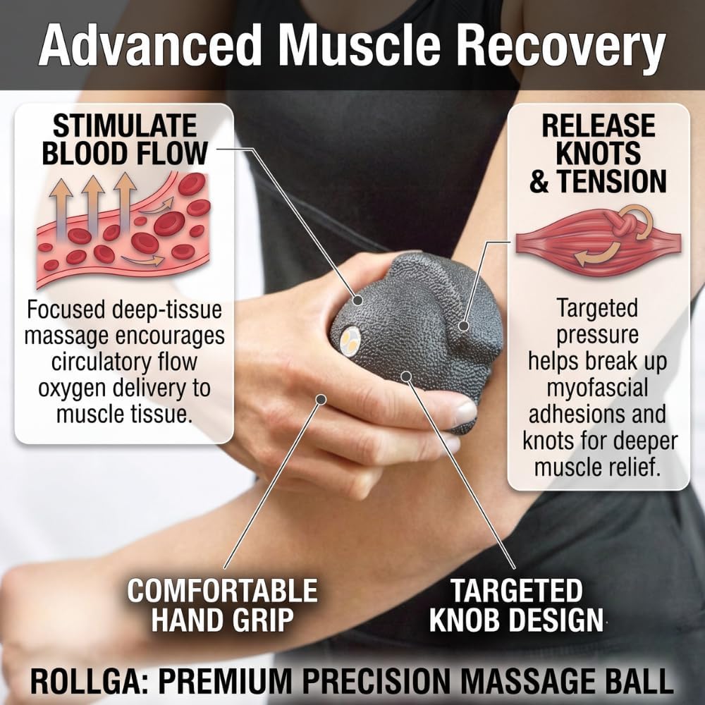 Rollga ACTIVATOR - Massage Ball for Myofascial Release & Trigger Points