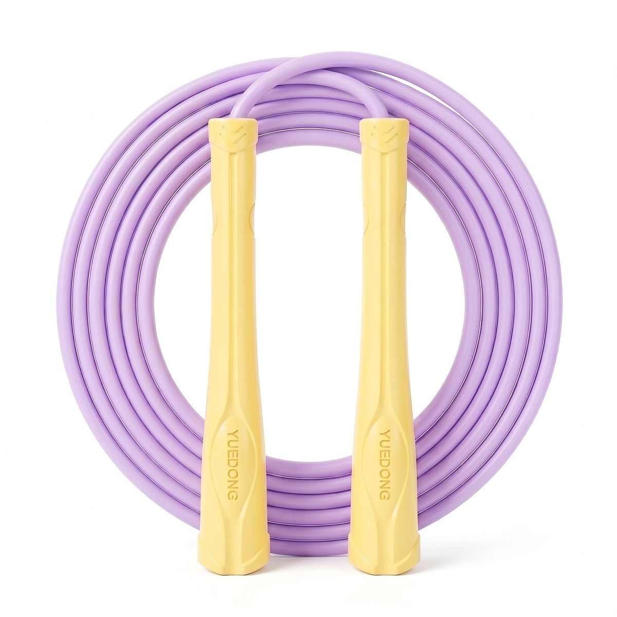 YUEDONG Women's Silent Jump Rope, Adjustable PVC Rope for Apartment Fitness