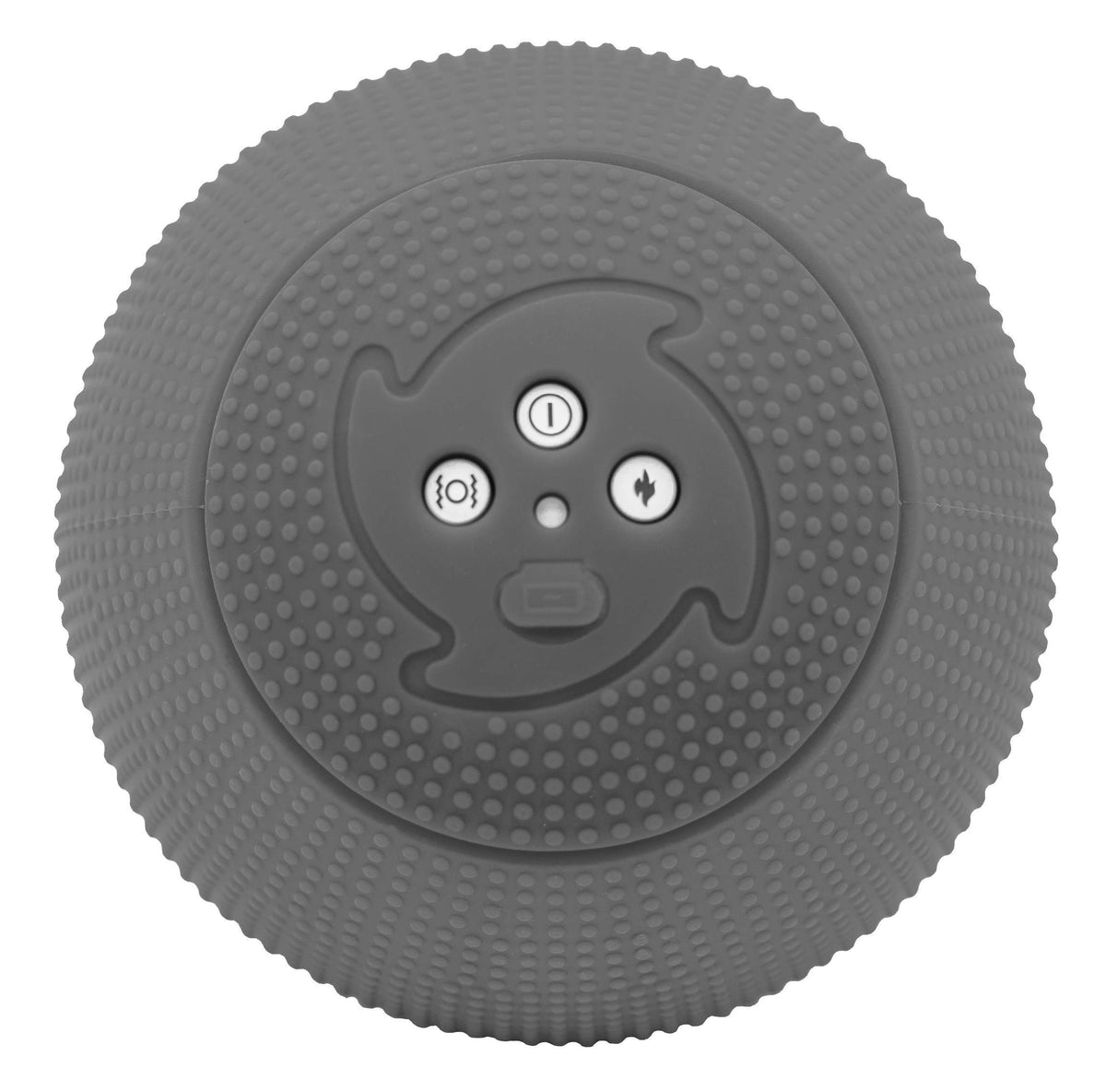 MyoStorm Mini Meteor Heating Vibrating Massage Ball Roller for Muscle Recovery Therapy and Pain Relief + 4 Speed Vibration, Portable