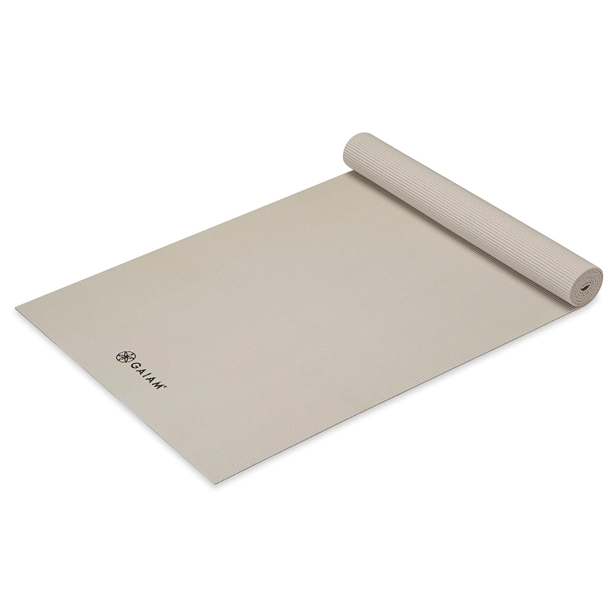 Gaiam Yoga Mat - Premium 5mm Solid Thick Non Slip Exercise & Fitness Mat for All Types of Yoga, Pilates & Floor Workouts (68" x 24" x 5mm)
