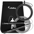Jump Rope, High Speed Weighted Jump Rope - Premium Quality Tangle-Free - Self-Locking Screw-Free Design - Jump Ropes for Fitness - Skipping Rope for Workout Fitness, Crossfit & Home Exercises