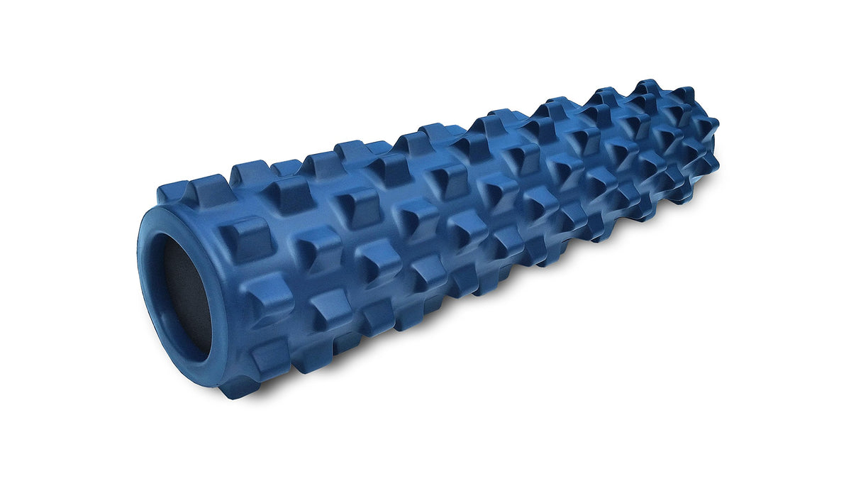 RumbleRoller Original Textured Foam Roller - Deep Tissue, Self Myofacial Release Massage Therapy Roller (RumbleRoller 12" Compact Size Original Foam Roller)