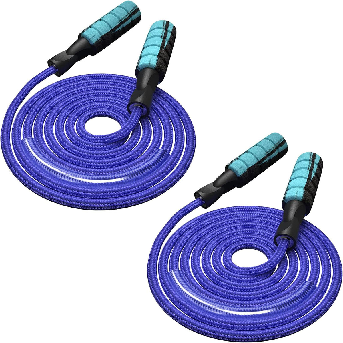 Jump Rope Cotton Adjustable Skipping Weighted jumprope for Women, Adult and Children Athletic Fitness Exercise Jumping Rope