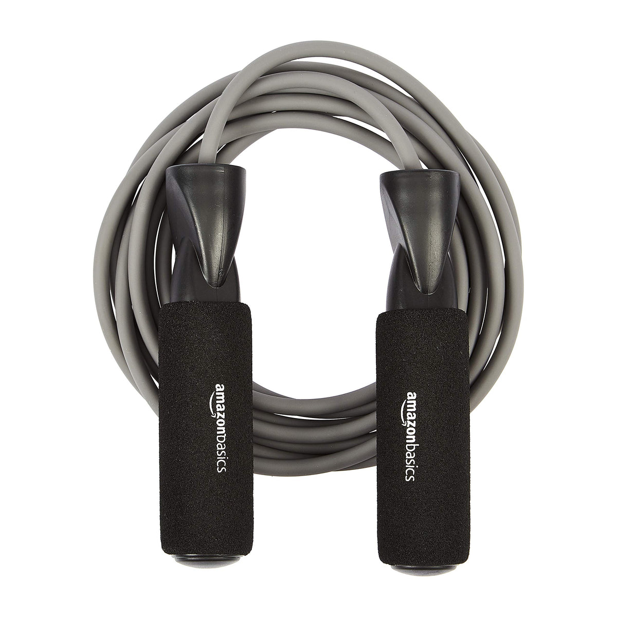 Amazon Basics Jump Rope for Exercise, Cardio and Home Workout, Length Adjustable, 118 Inches