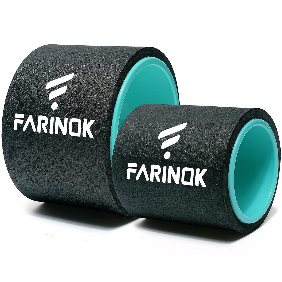 Cork Roller, Yoga Wheel, Upgraded Back Wheels for Pain Relief & Stretching