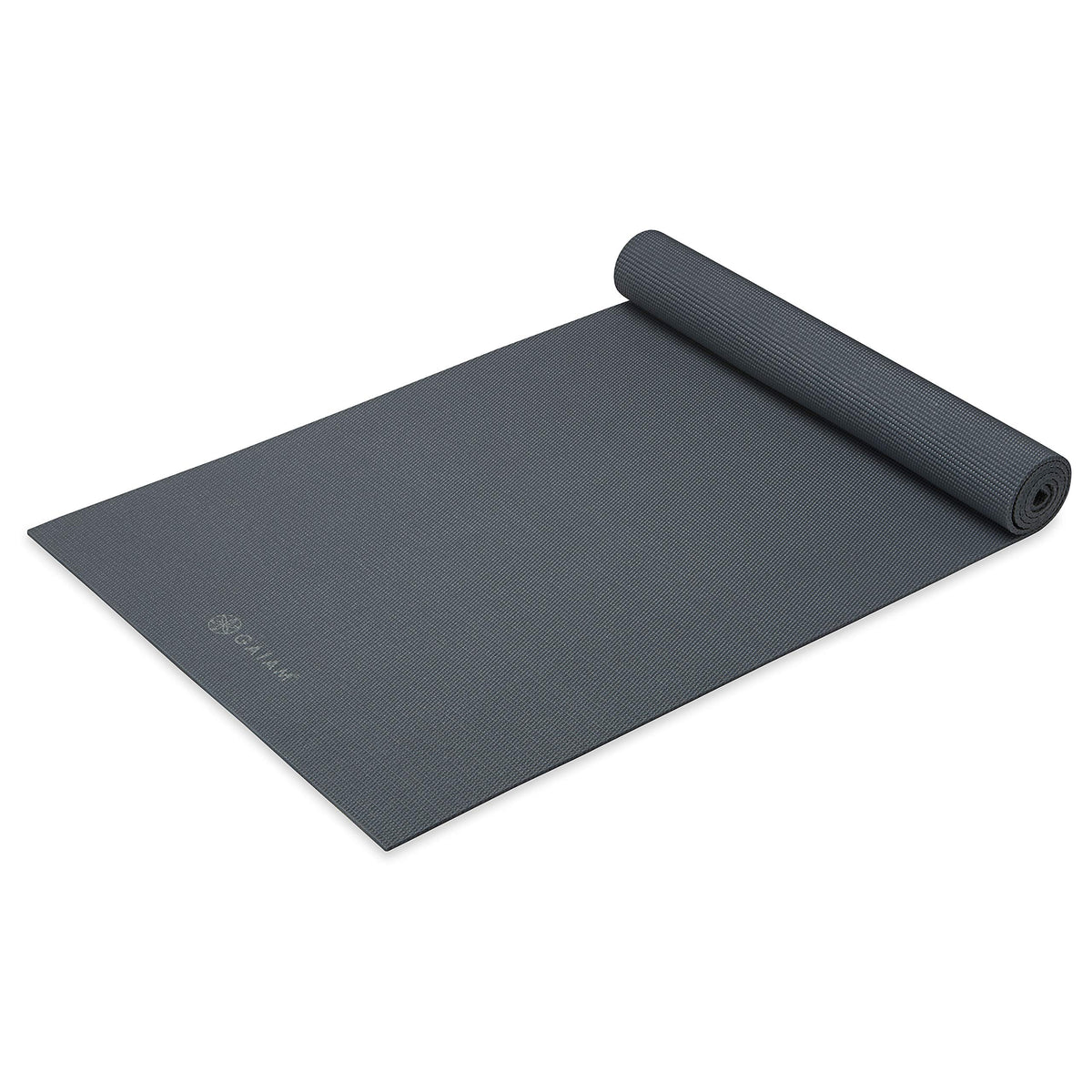Gaiam Yoga Mat - Premium 5mm Solid Thick Non Slip Exercise & Fitness Mat for All Types of Yoga, Pilates & Floor Workouts (68" x 24" x 5mm)